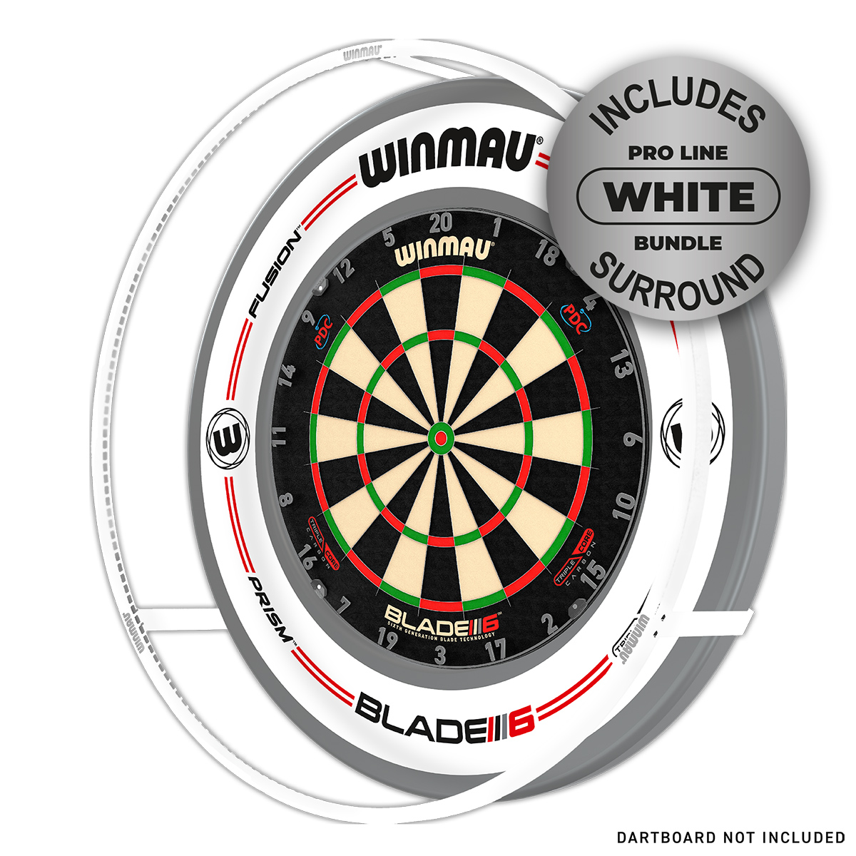 Dartboard-Beleuchtung Bundle "Plasma + Surround Ice 4306"