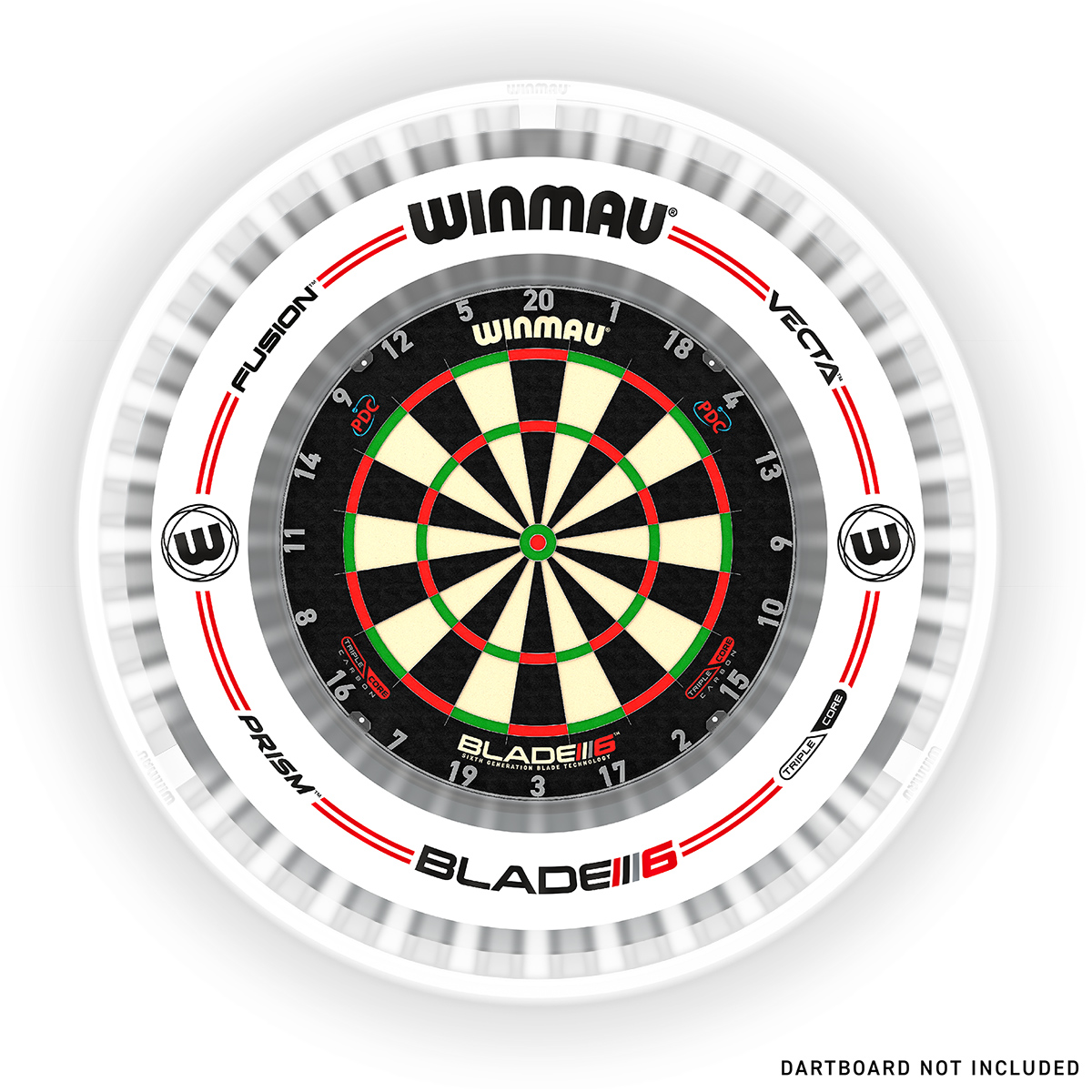 Dartboard-Beleuchtung Bundle "Plasma + Surround Ice 4306"