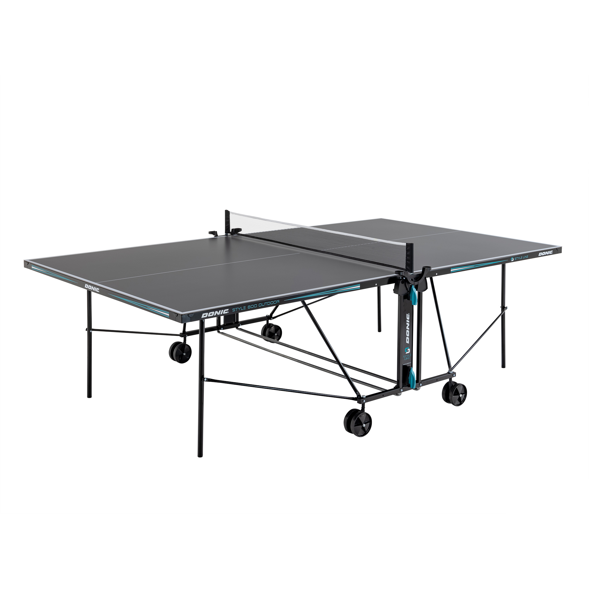 Outdoor-Tischtennisplatte "Style 600" schräg
