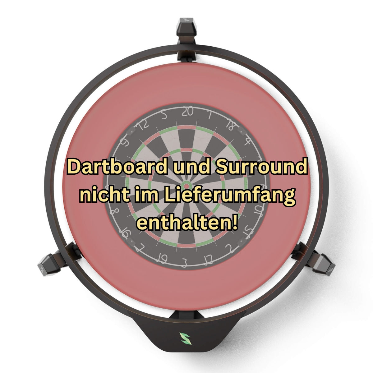 Benötigtes Dartboard und Surround müssen separat erworben werden