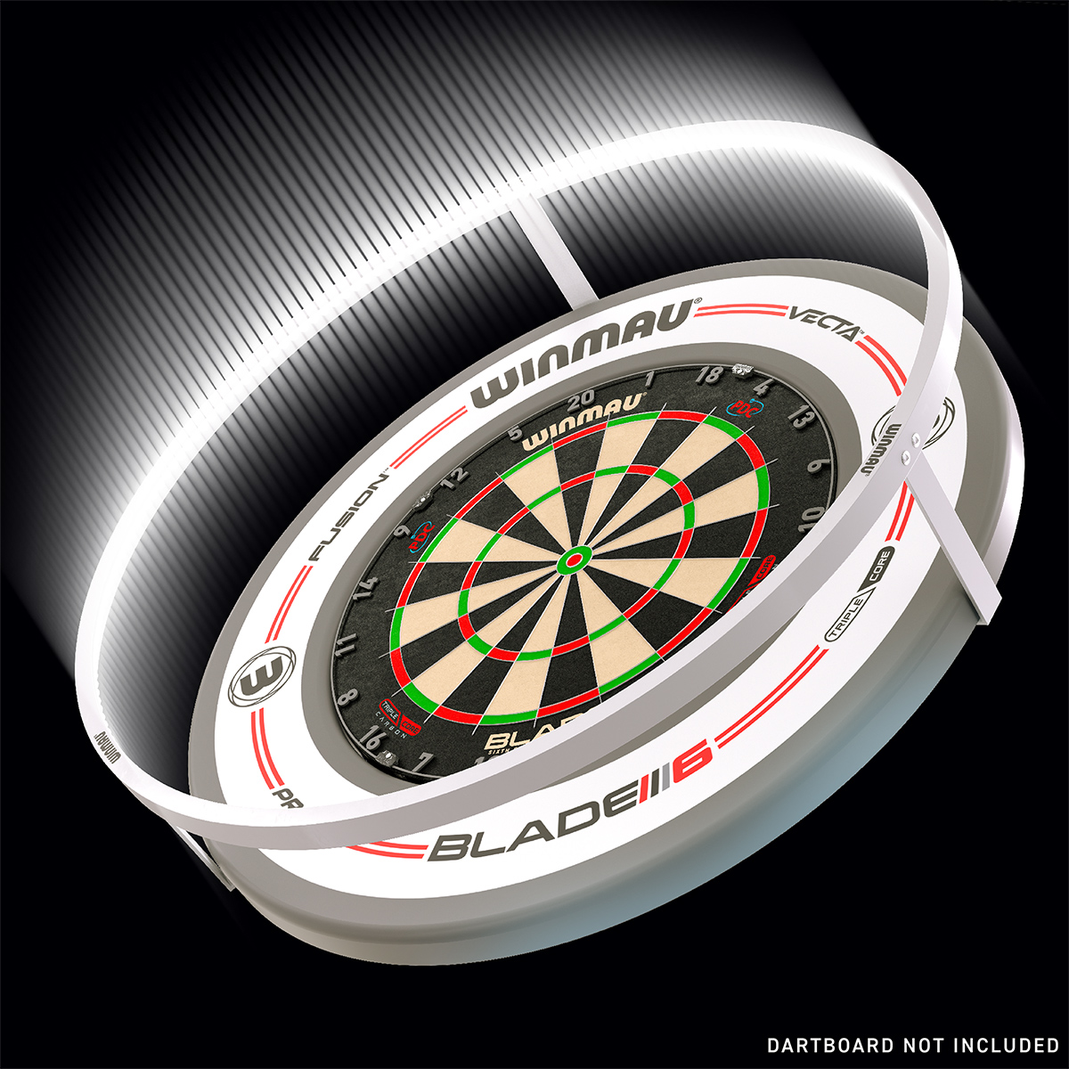 Dartboard-Beleuchtung Bundle "Plasma + Surround Ice 4306"