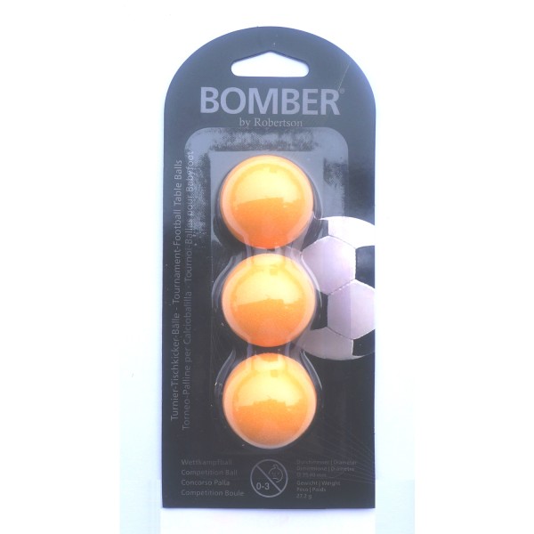 Kickerbälle "Bomber Robertson" (orange)