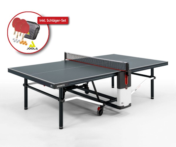 Outdoor-Tischtennisplatte "SDL Pro Outdoor" (Design Line), wetterfest, inkl. Schläger-Set der Marke Joola
