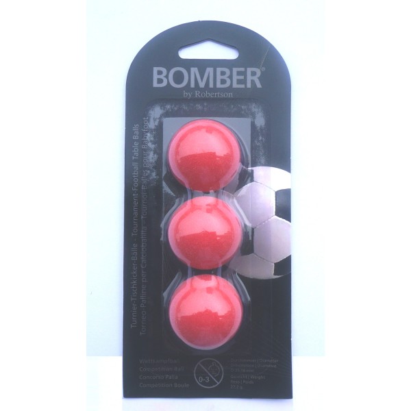 Kickerbälle "Bomber Robertson" (rot)