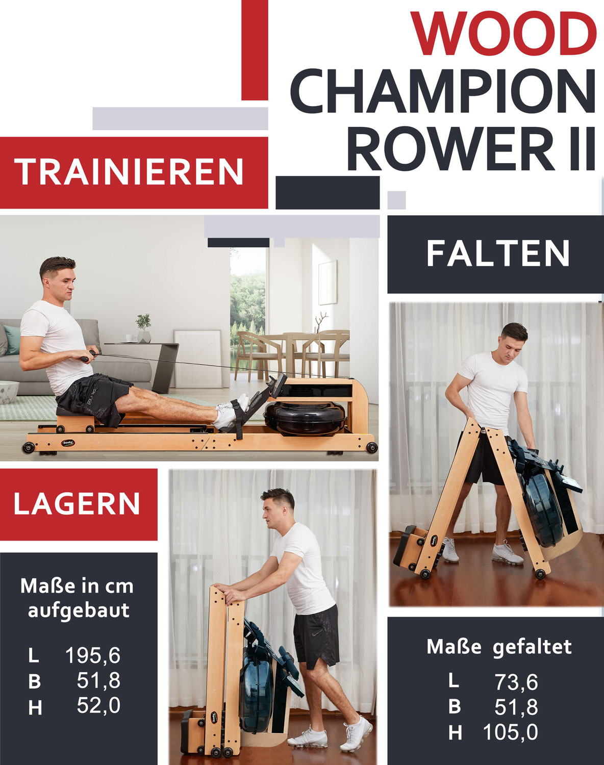 | II Heimtrainer Rower\