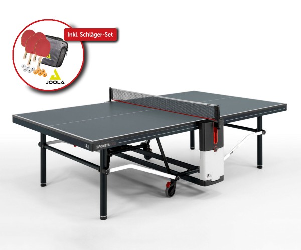 Indoor-Tischtennisplatte "SDL Pro Indoor" (Design Line), inkl. Schläger-Set der Marke Joola